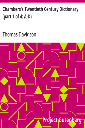 Cover of the audiobook “Chambers's Twentieth Century Dictionary (part 1 of 4: A-D)”