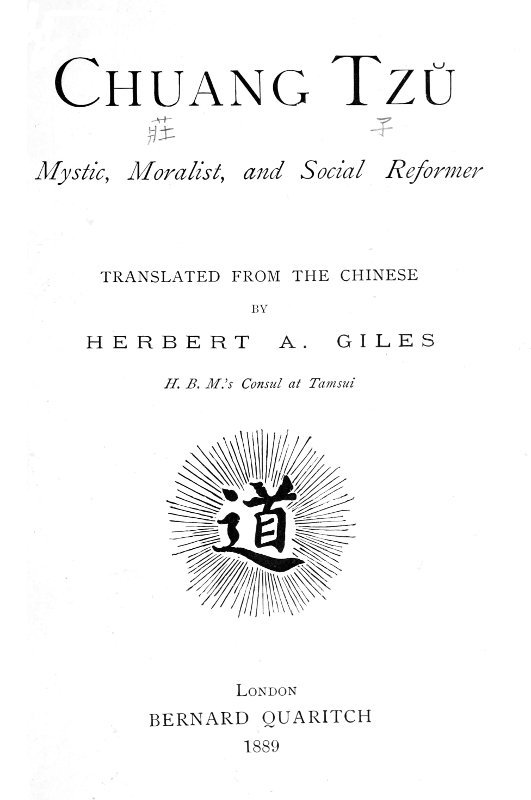 Cover of the audiobook “Chuang Tzu: Mystic, Moralist, and Social Reformer”