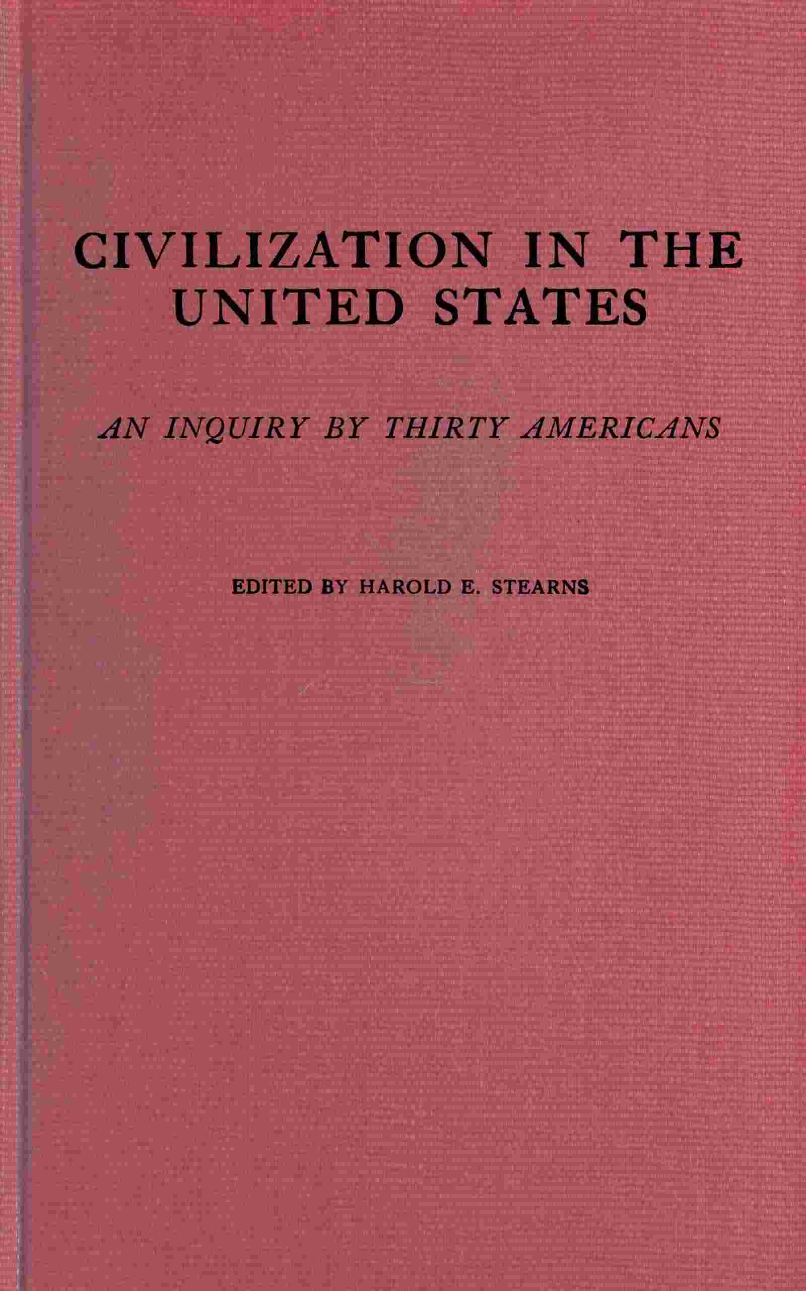 Cover of the audiobook “Civilization in the United States: An inquiry by thirty Americans”