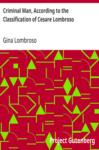 Cover of the audiobook “Criminal Man, According to the Classification of Cesare Lombroso”