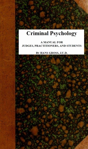 Cover of the audiobook “Criminal Psychology: A Manual for Judges, Practitioners, and Students”