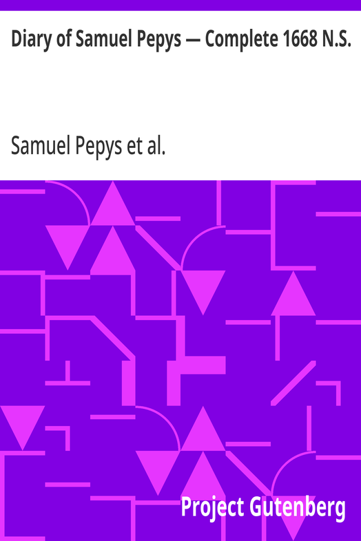 Cover of the audiobook “Diary of Samuel Pepys — Complete 1668 N.S.”
