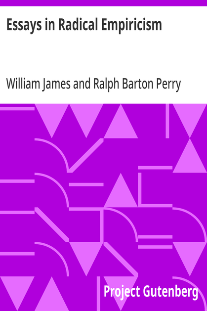 Cover of the audiobook “Essays in Radical Empiricism”