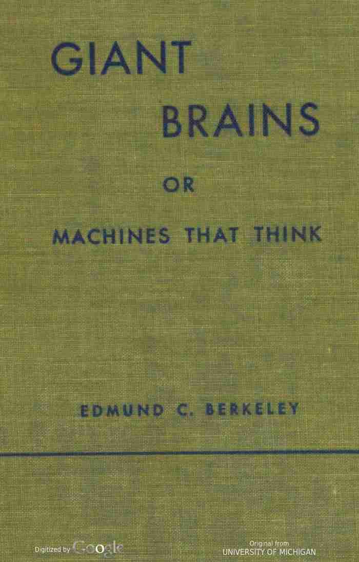 Cover of the audiobook “Giant brains; or, Machines that think”