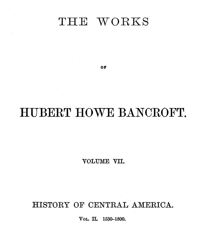 Cover of the audiobook “History of Central America, Volume 2, 1530-1800”