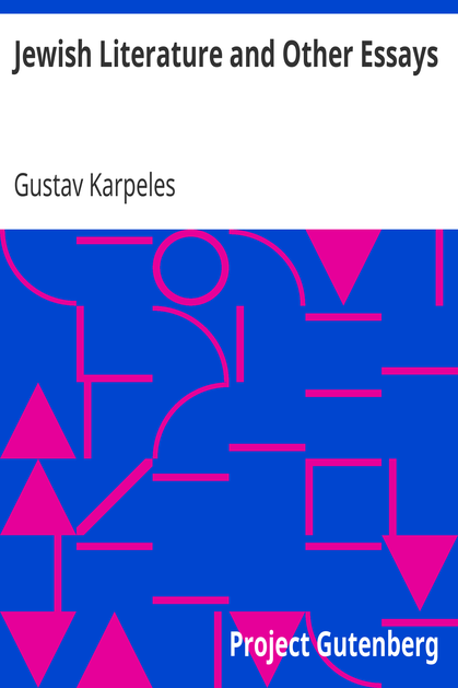 Cover of the audiobook “Jewish Literature and Other Essays”