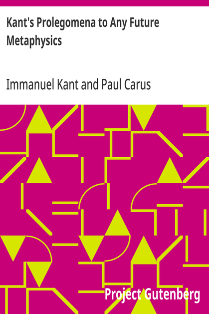 Cover of the audiobook “Kant's Prolegomena to Any Future Metaphysics”