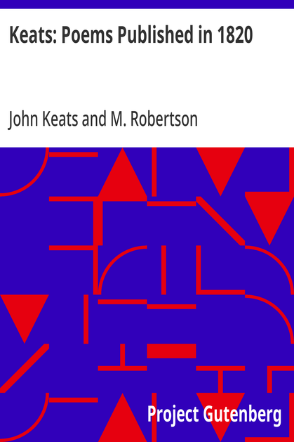 Cover of the audiobook “Keats: Poems Published in 1820”