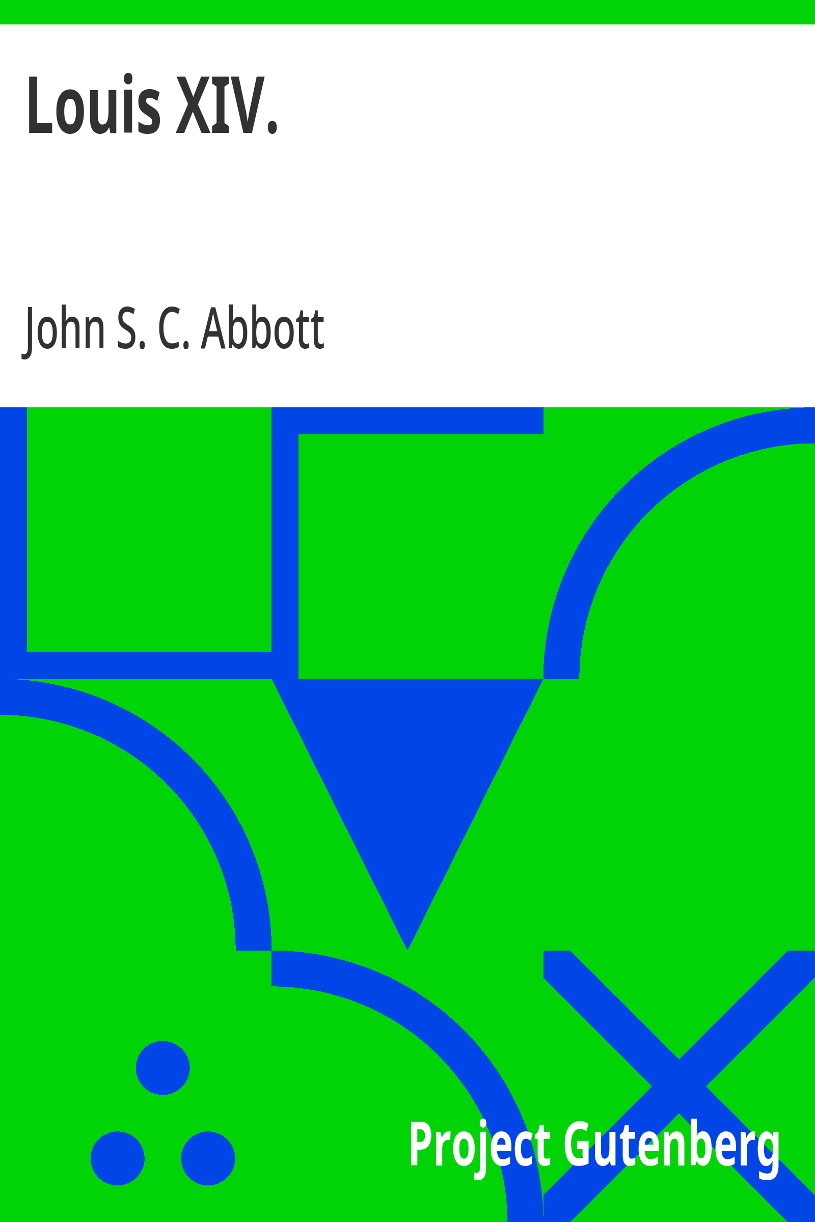 Cover of the audiobook “Louis XIV.”