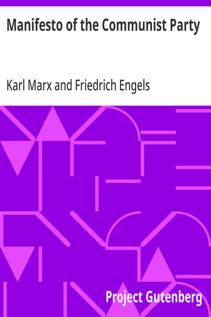Cover of the audiobook “Manifesto of the Communist Party”