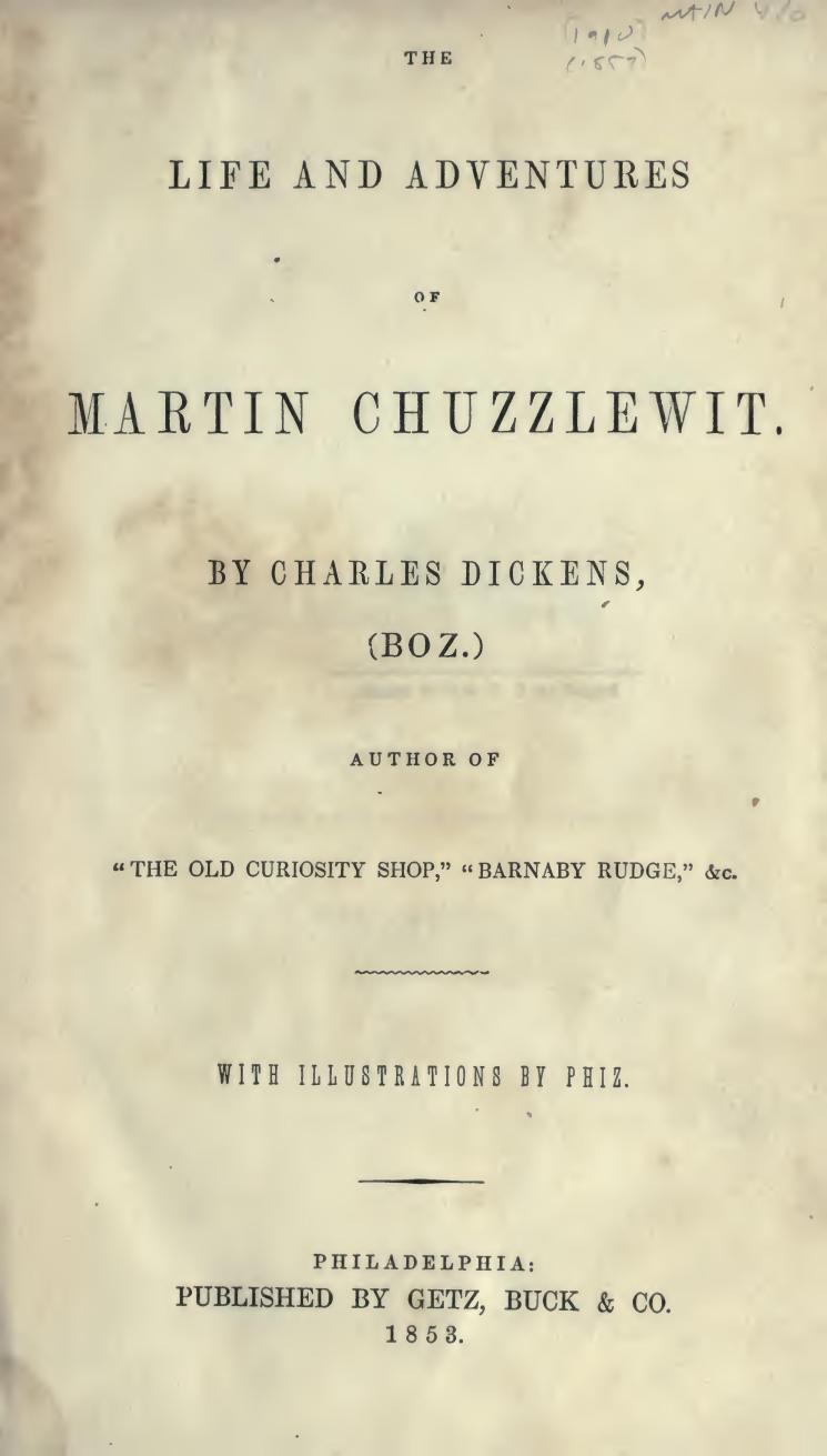 Cover of the audiobook “Martin Chuzzlewit”