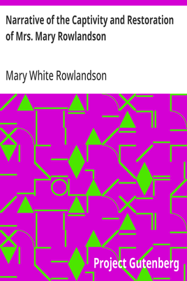 Cover of the audiobook “Narrative of the Captivity and Restoration of Mrs. Mary Rowlandson”