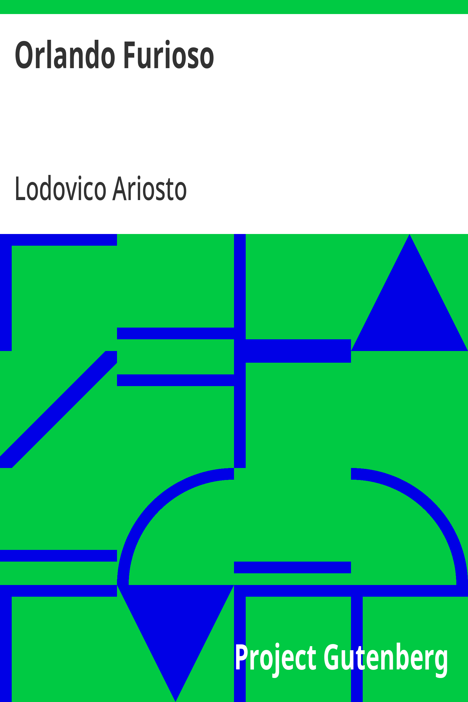 Cover of the audiobook “Orlando Furioso”
