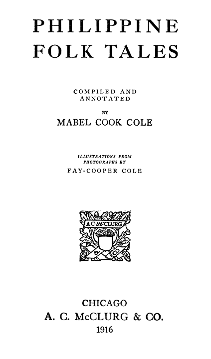 Cover of the audiobook “Philippine Folk Tales”