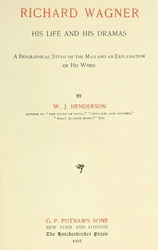 Cover of the audiobook “Richard Wagner His Life and His Dramas”