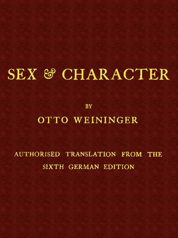 Cover of the audiobook “Sex & Character”