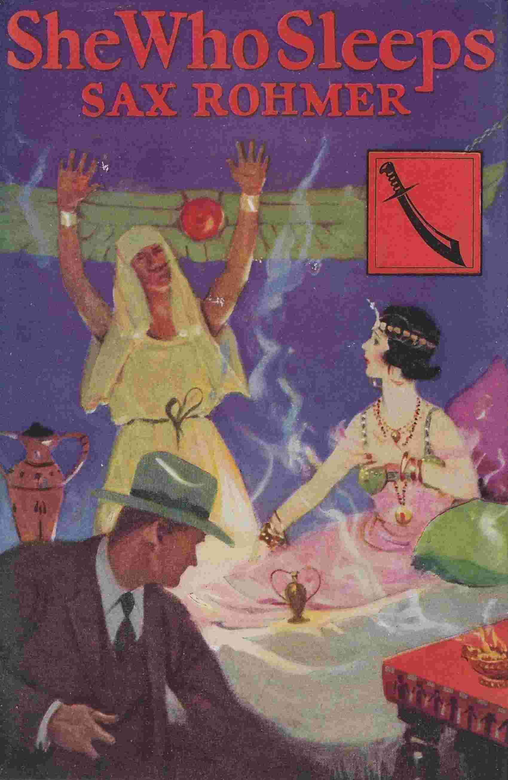 Cover of the audiobook “She who sleeps : A romance of New York and the Nile”
