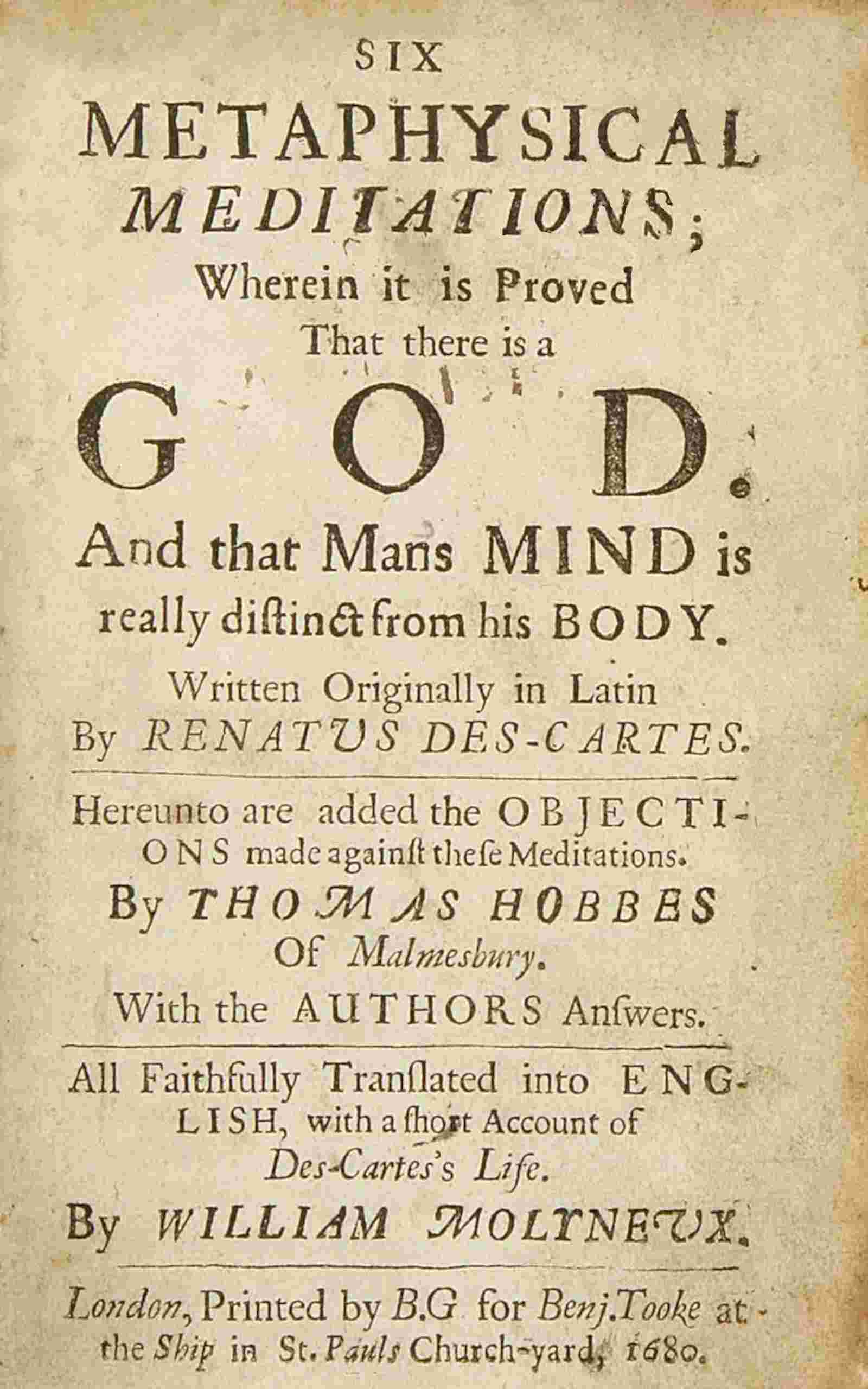 Cover of the audiobook “Six metaphysical meditations”