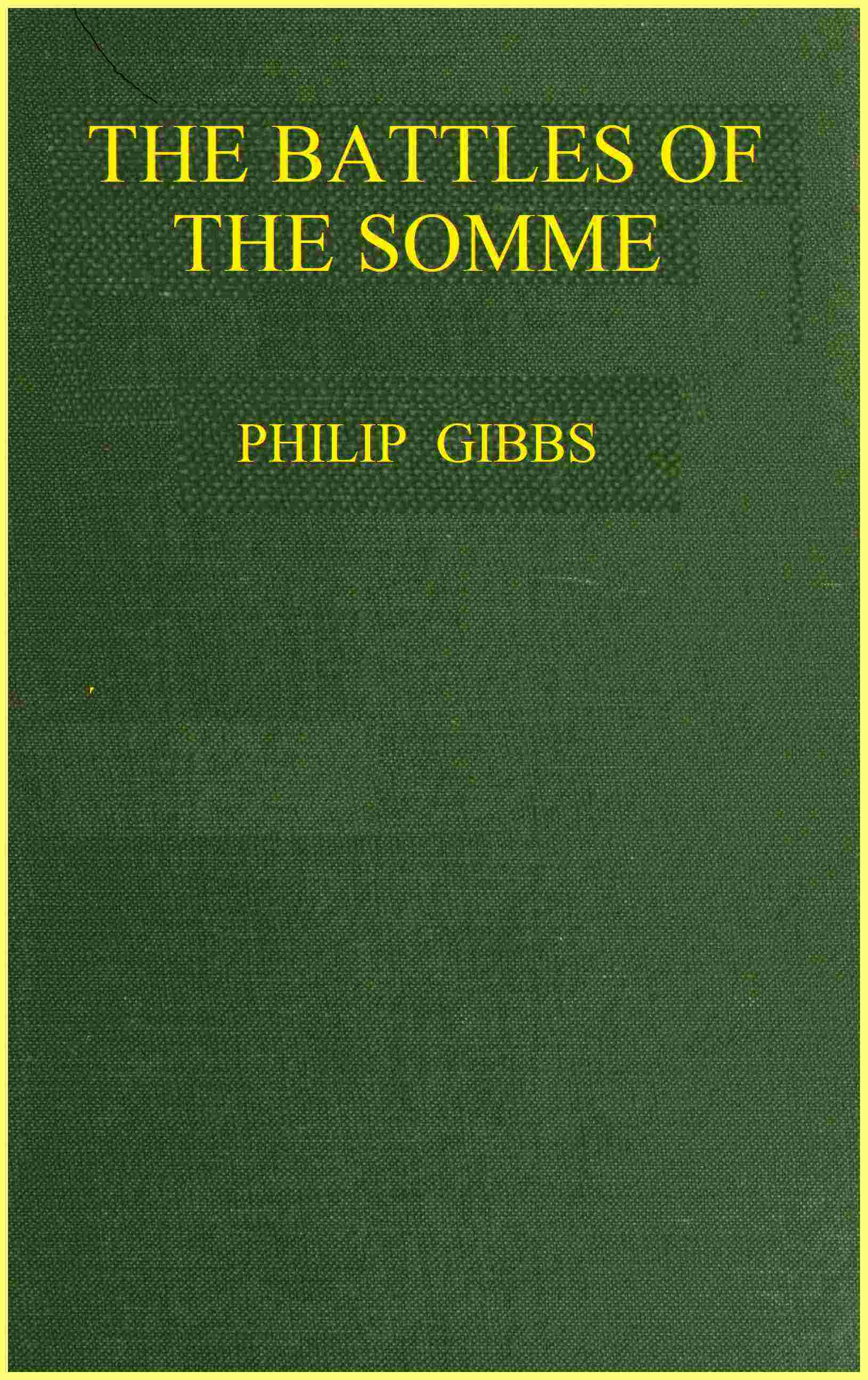 Cover of the audiobook “The battles of the Somme”