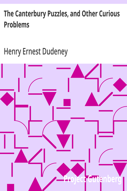 Cover of the audiobook “The Canterbury Puzzles, and Other Curious Problems”