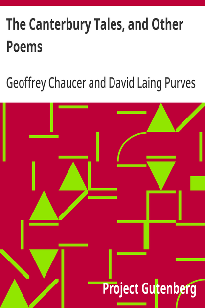 Cover of the audiobook “The Canterbury Tales, and Other Poems”