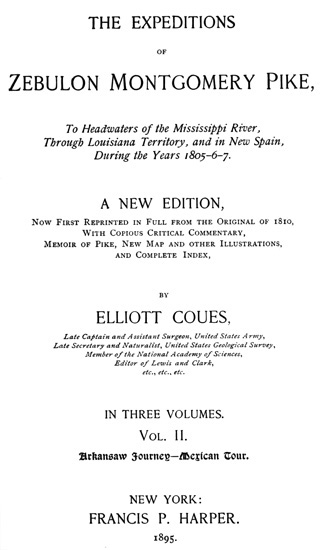 Cover of the audiobook “The Expeditions of Zebulon Montgomery Pike, Volume 2 (of 3)”