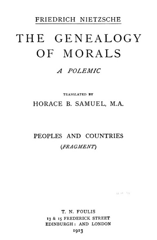 Cover of the audiobook “The Genealogy of Morals”