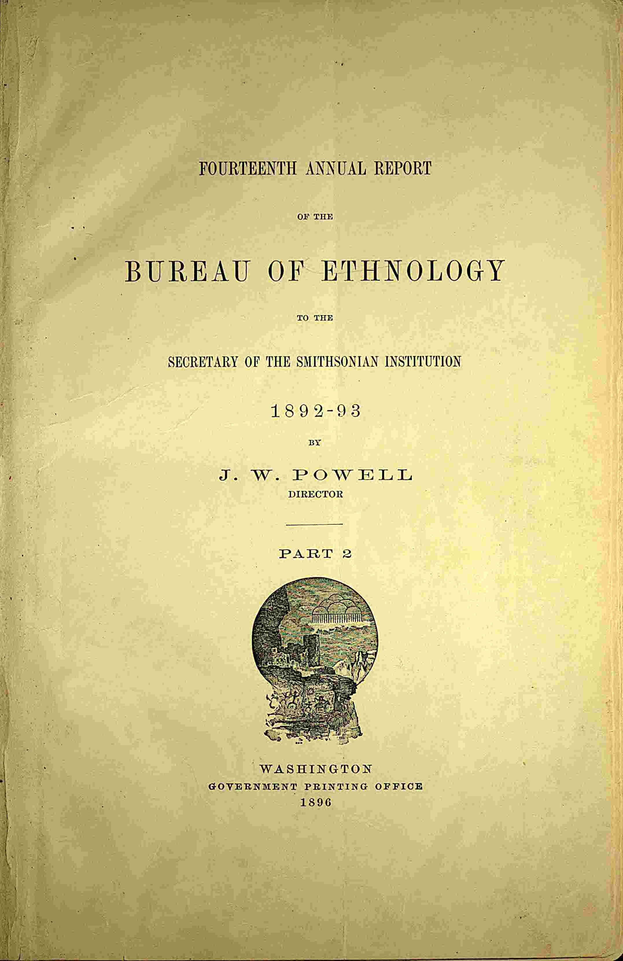 Cover of the audiobook “The Ghost-dance religion and the Sioux outbreak of 1890 : Fourteenth annual report of the Bureau of Ethnology, part 2.”