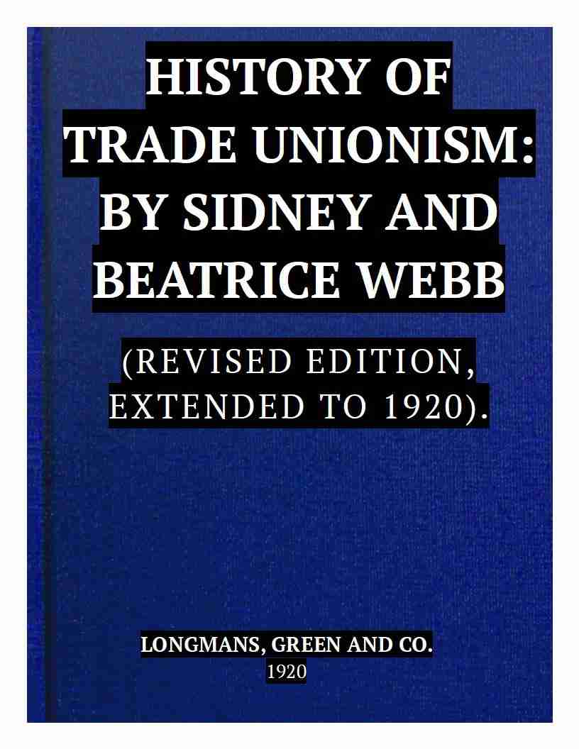 Cover of the audiobook “The History of Trade Unionism”