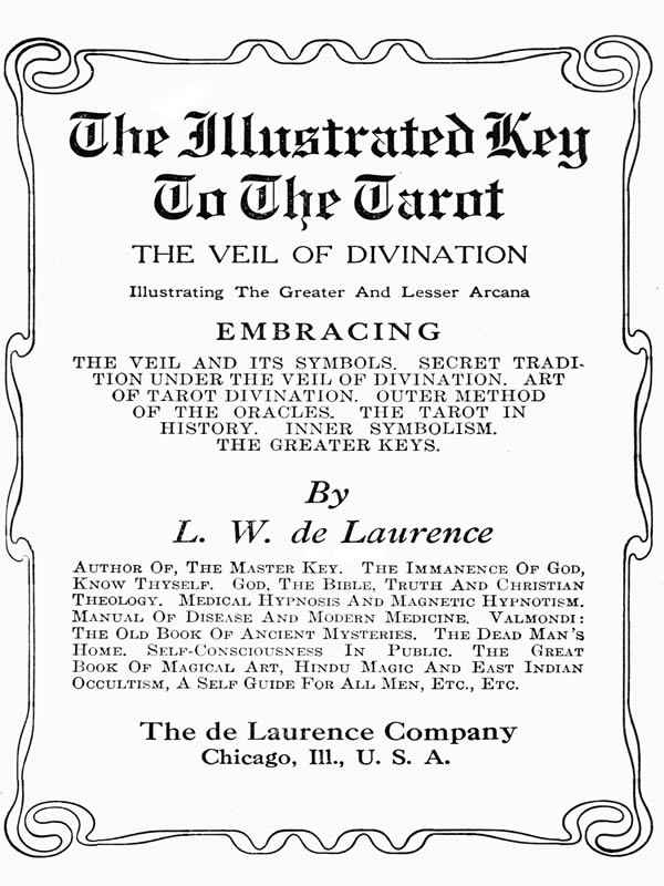 Cover of the audiobook “The Illustrated Key to the Tarot: The Veil of Divination”