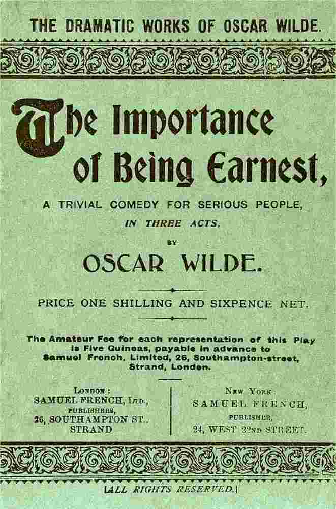 Cover of the audiobook “The Importance of Being Earnest: A Trivial Comedy for Serious People”