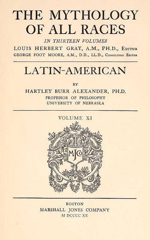 Cover of the audiobook “The Mythology of All Races, Vol. 11: Latin-American”