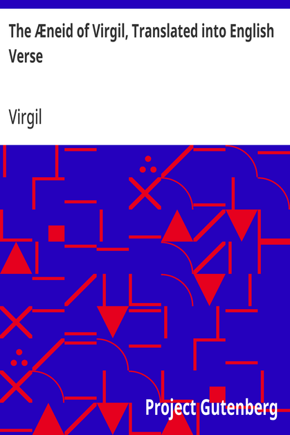 Cover of the audiobook “The Æneid of Virgil, Translated into English Verse”