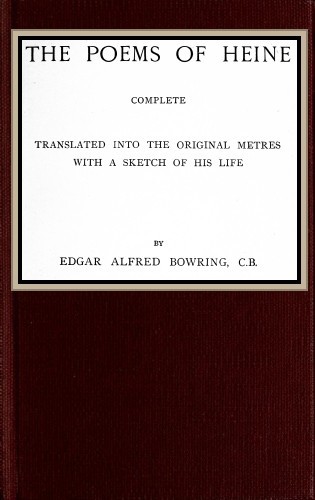 Cover of the audiobook “The poems of Heine; Complete”