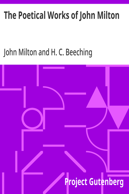 Cover of the audiobook “The Poetical Works of John Milton”