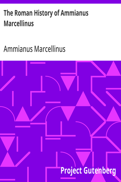 Cover of the audiobook “The Roman History of Ammianus Marcellinus”