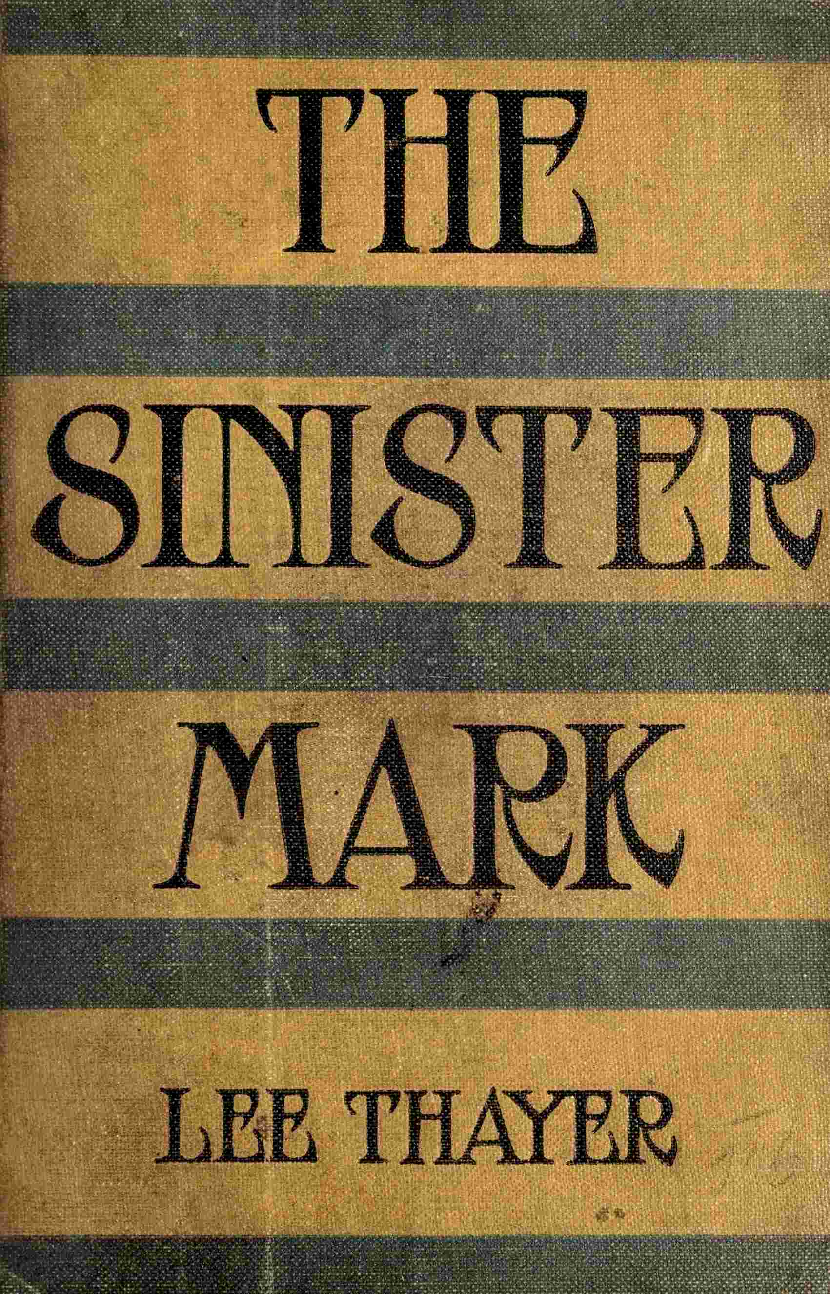 Cover of the audiobook “The sinister mark”