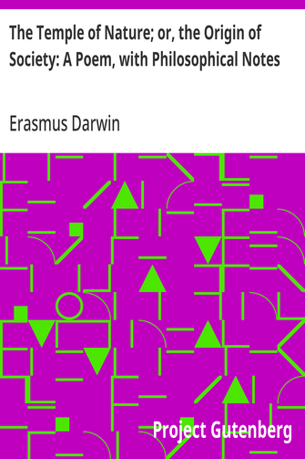Cover of the audiobook “The Temple of Nature; or, the Origin of Society: A Poem, with Philosophical Notes”
