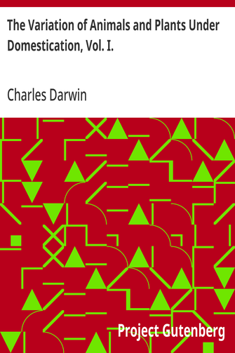 Cover of the audiobook “The Variation of Animals and Plants Under Domestication, Vol. I.”