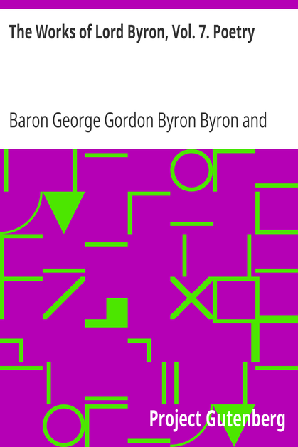 Cover of the audiobook “The Works of Lord Byron, Vol. 7. Poetry”