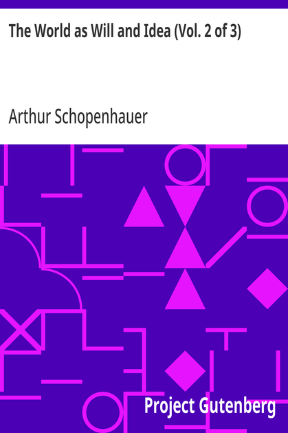 Cover of the audiobook “The World as Will and Idea (Vol. 2 of 3)”