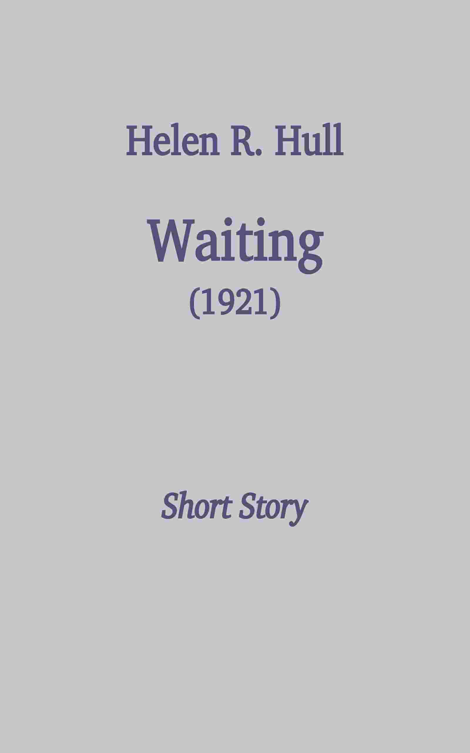 Cover of the audiobook “Waiting”