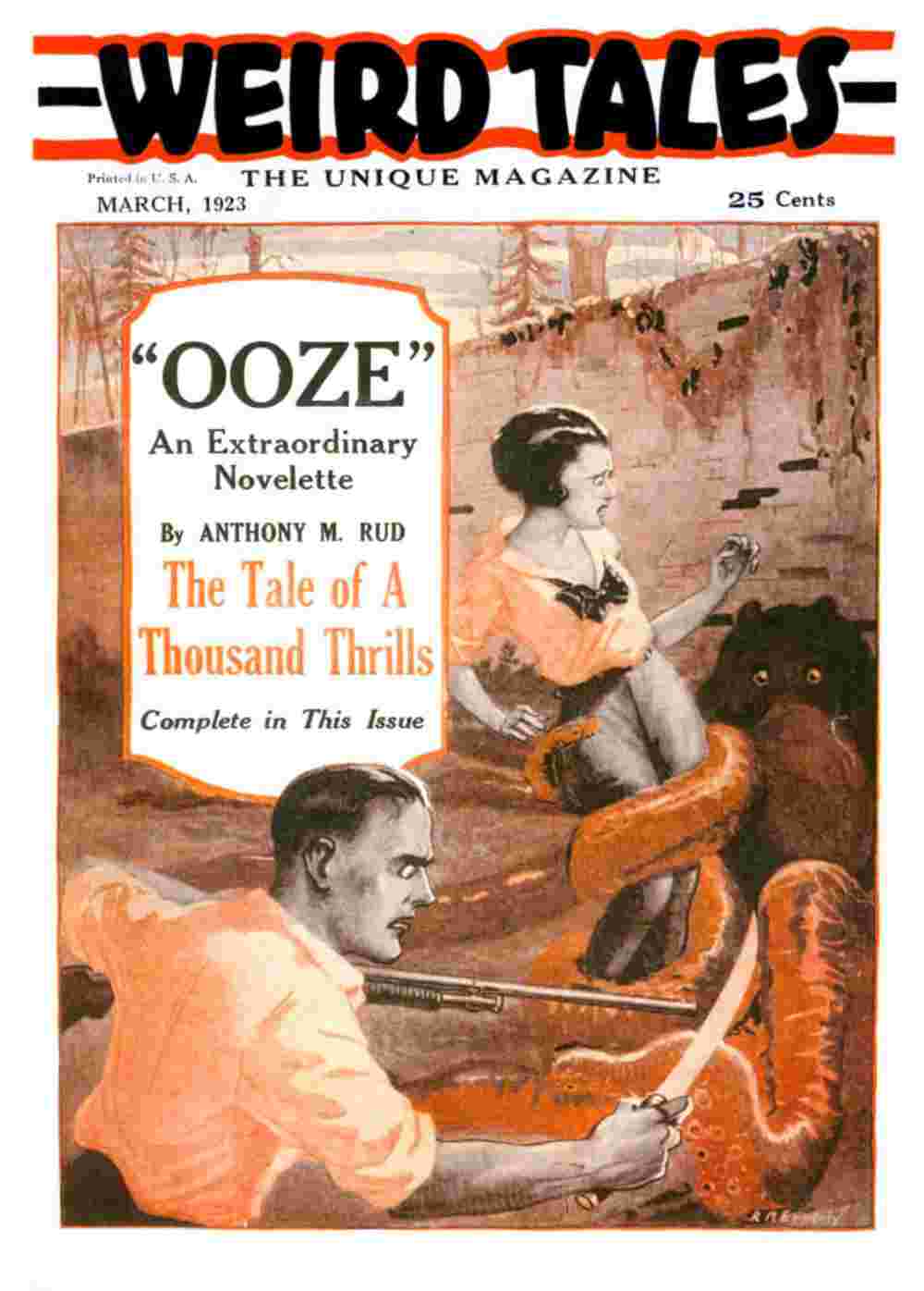 Cover of the audiobook “Weird Tales, Volume 1, Number 1, March 1923: The unique magazine”