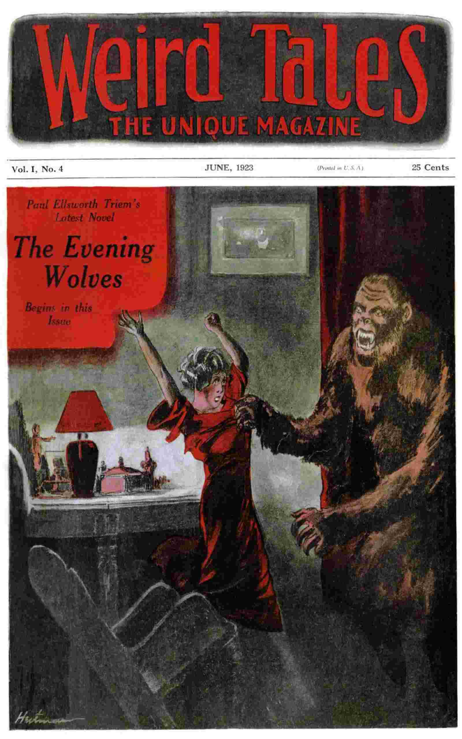 Cover of the audiobook “Weird Tales, Volume 1, Number 4, June, 1923: The unique magazine”