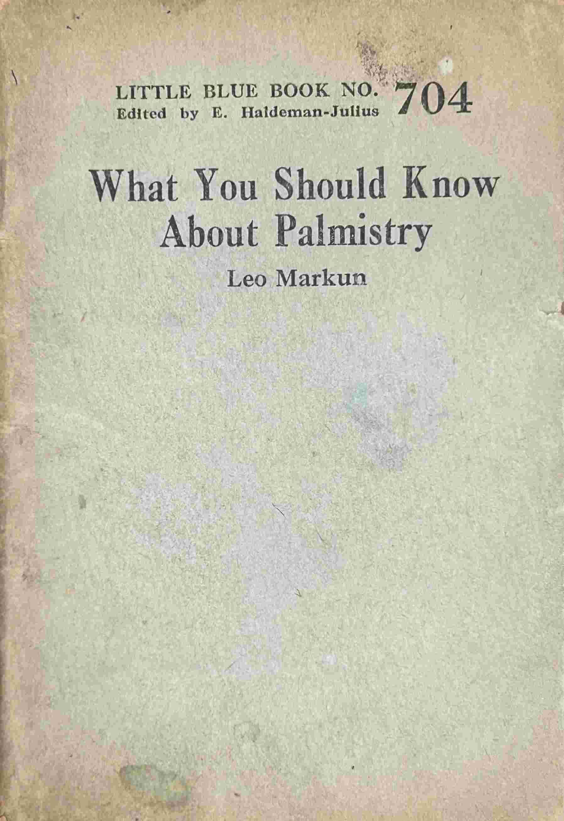 Cover of the audiobook “What you should know about palmistry”